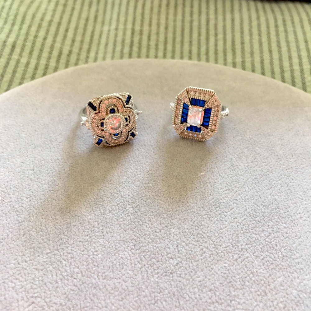 Sz 7 vintage style sterling silver rings price is for each